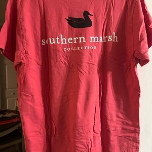 Southern Marsh Men's Vibrant Red Tee